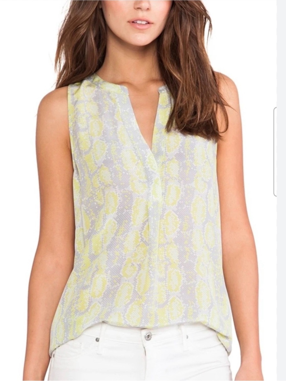 Joie Aruna Silk Sleeveless Top